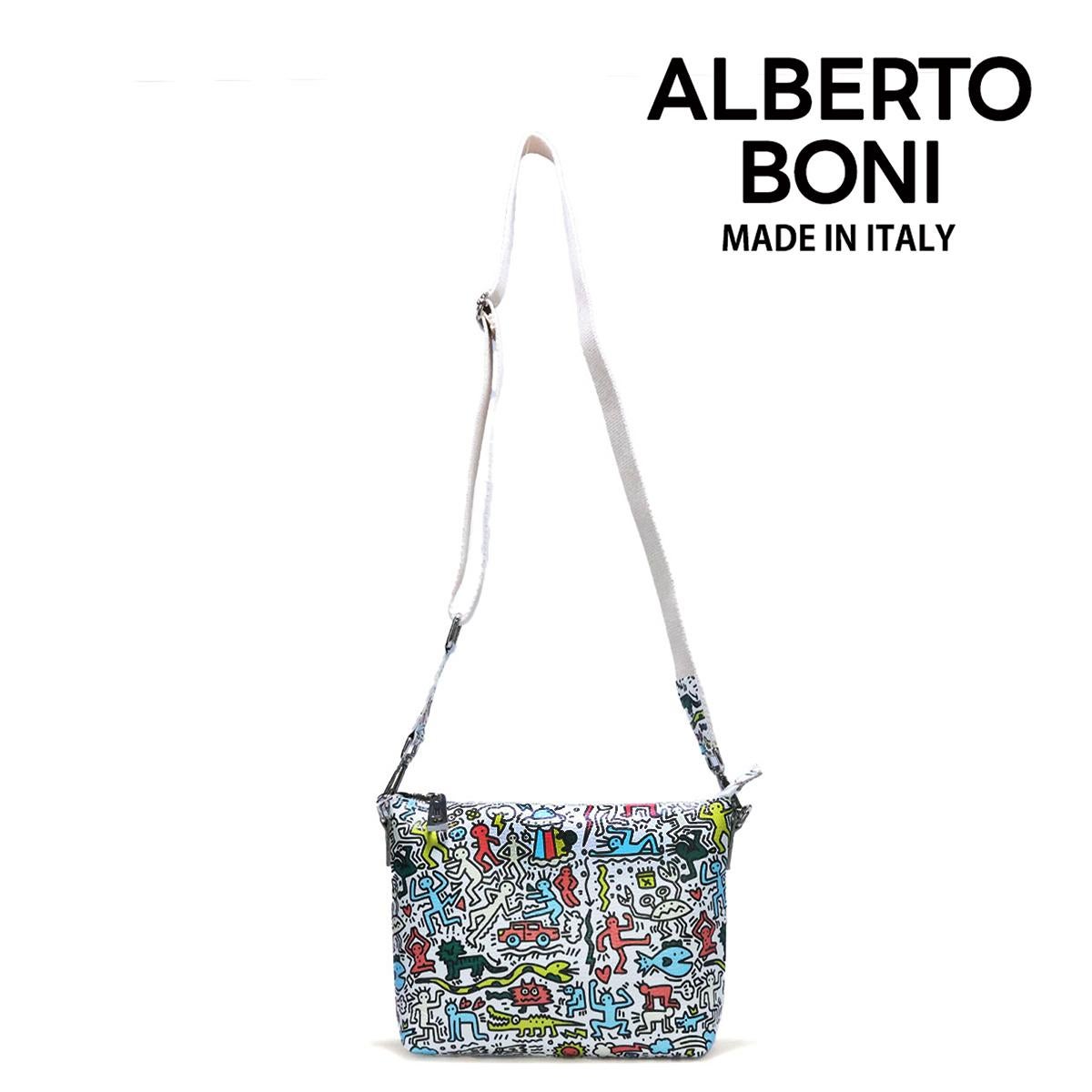 アルベルトボニー バッグ ショルダーバッグ ベージュ ブラック ホワイト イタリア製 ALBERTO BONI alb-9933 3