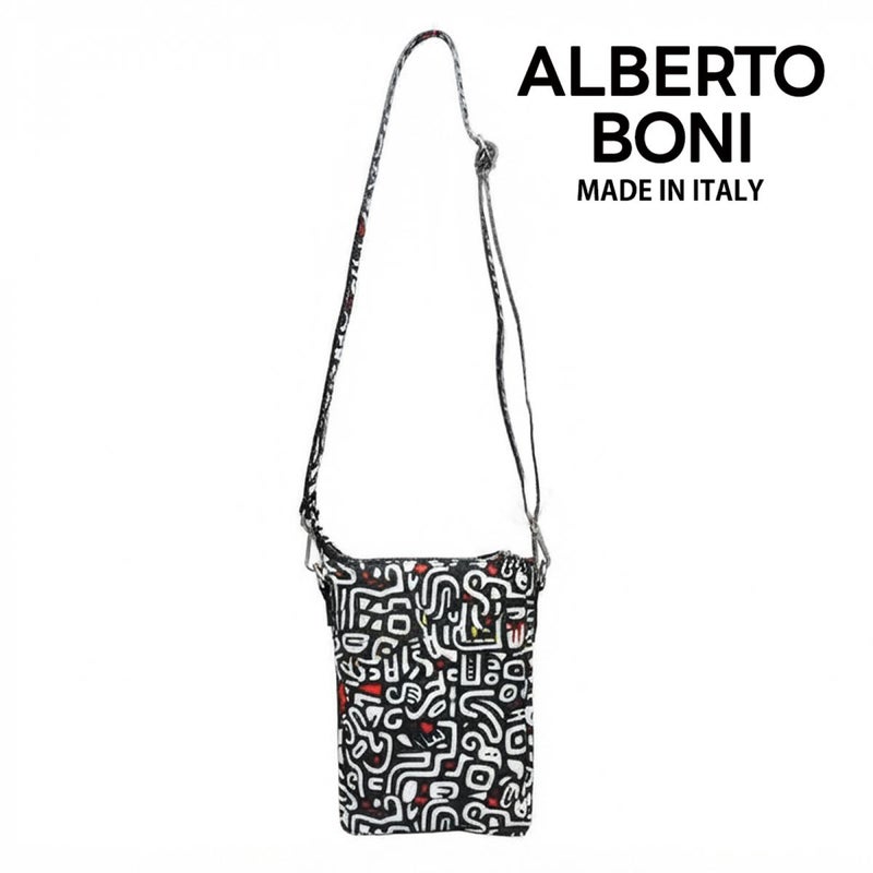 アルベルトボニー バッグ ベージュ ブラック ホワイト イタリア製 ALBERTO BONI alb-9934 2