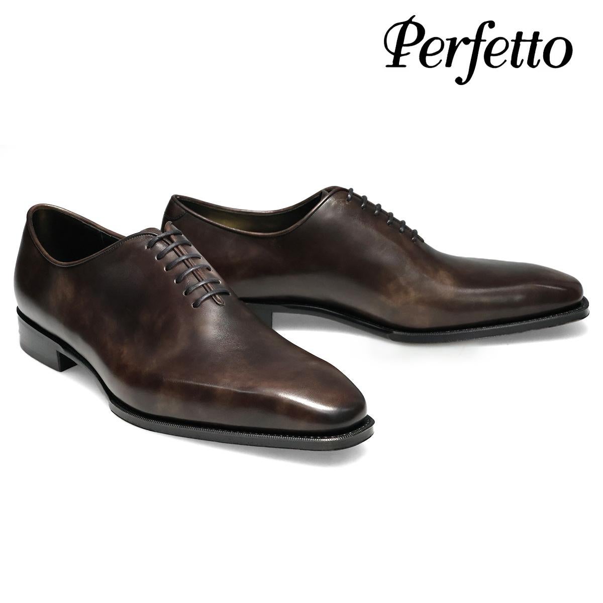 ペルフェット メンズ ドレスシューズ ホールカット イタリア製 Perfetto quirinale　