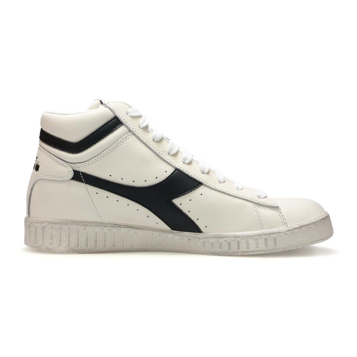 ディアドラ メンズ スニーカー ゲームLハイワックスド ホワイト/ブラック Diadora d501178300c0351 3
