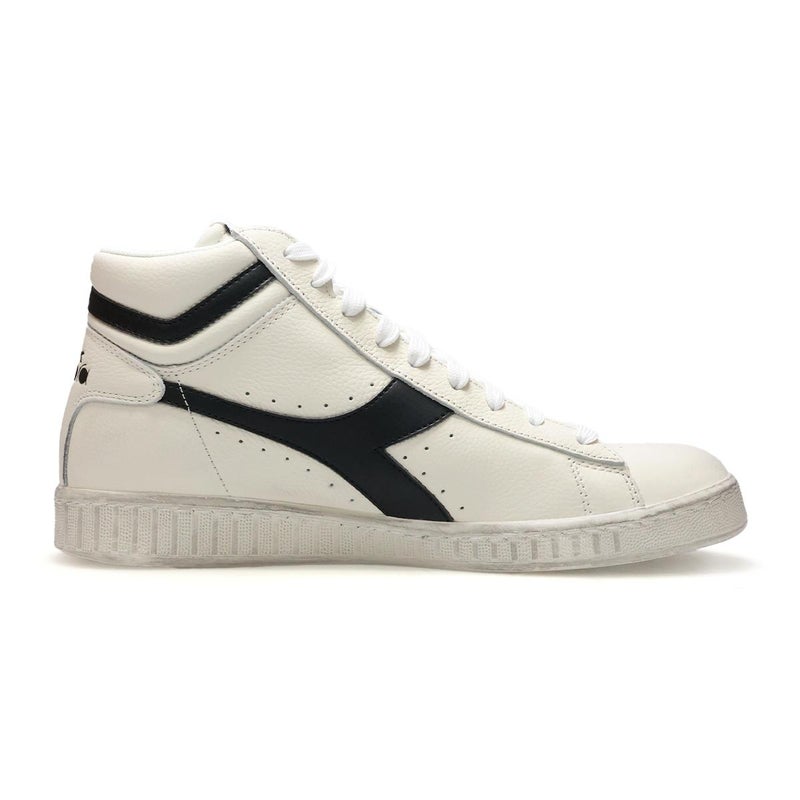 ディアドラ メンズ スニーカー ゲームLハイワックスド ホワイト/ブラック Diadora d501178300c0351 3