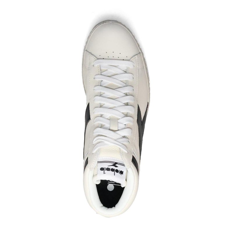 ディアドラ メンズ スニーカー ゲームLハイワックスド ホワイト/ブラック Diadora d501178300c0351 7