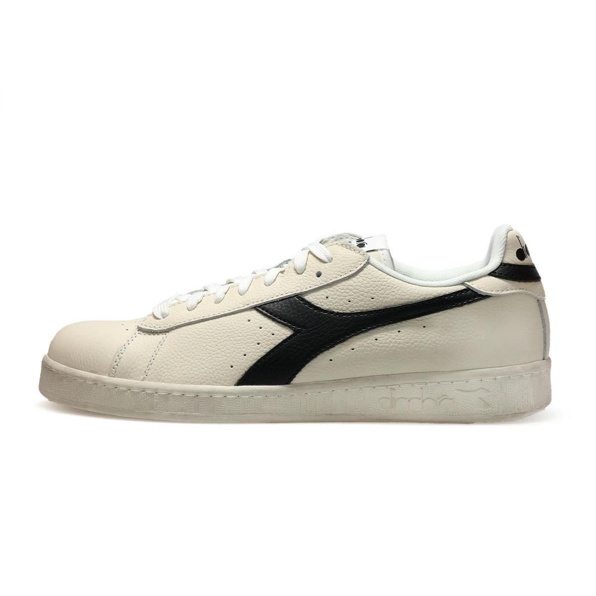 ディアドラ メンズ スニーカー ゲームLローワックスド ホワイト/ブラック Diadora d501178301c0351 2