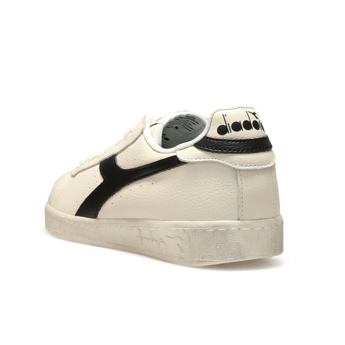 ディアドラ メンズ スニーカー ゲームLローワックスド ホワイト/ブラック Diadora d501178301c0351 6