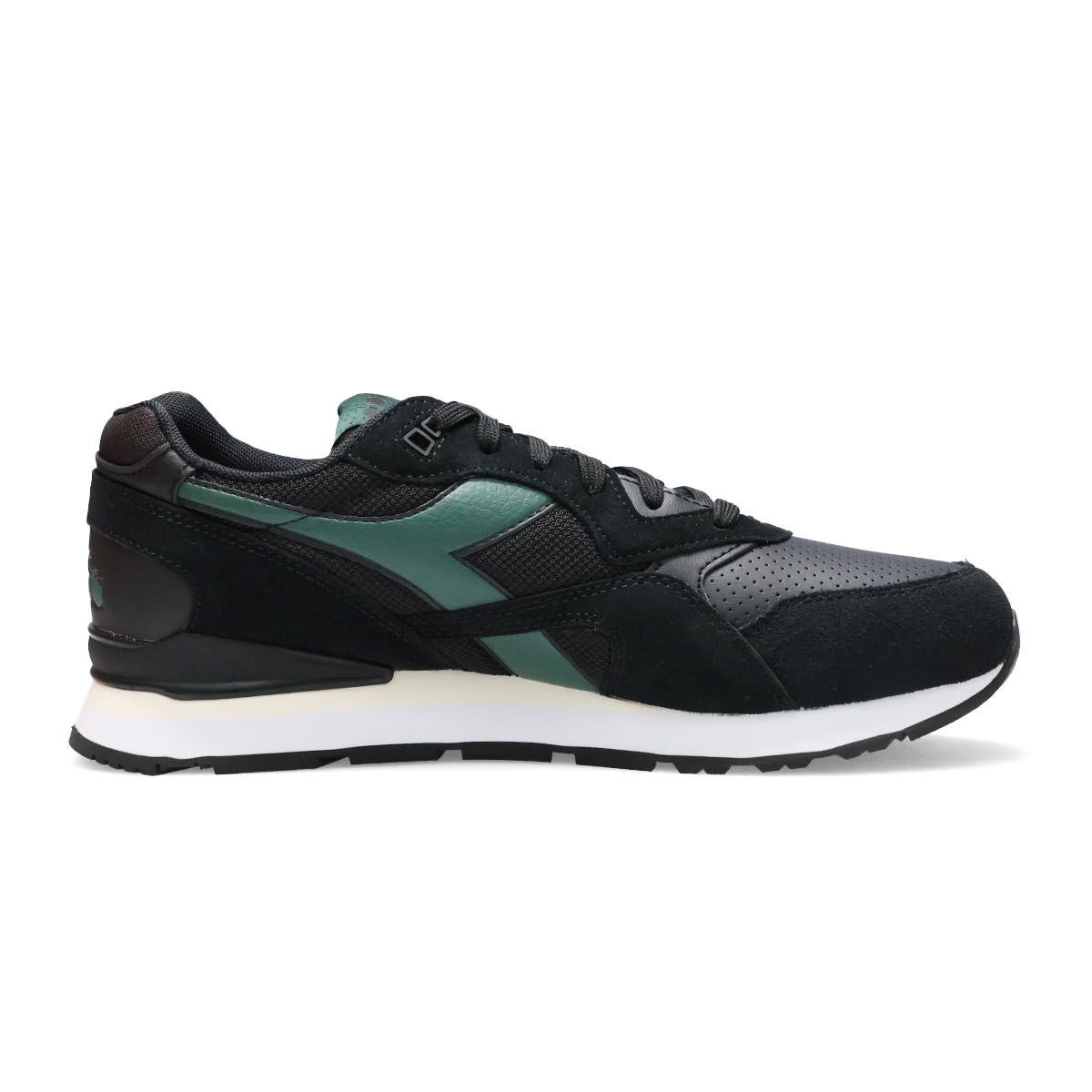 ディアドラ メンズ スニーカー N.92アドバンス ブラック/グリーン Diadora d501181441c9992 3