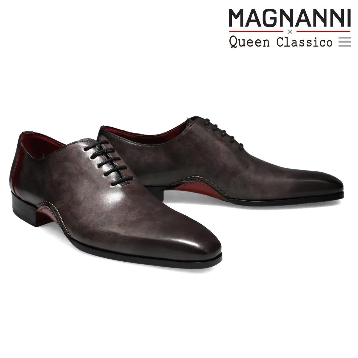 マグナーニ / MAGNANNI アンドロメダ バイカラーホールカット 内羽根プレーントゥ ホールカット スペイン製 23503 【クインクラシコ別注モデル】　