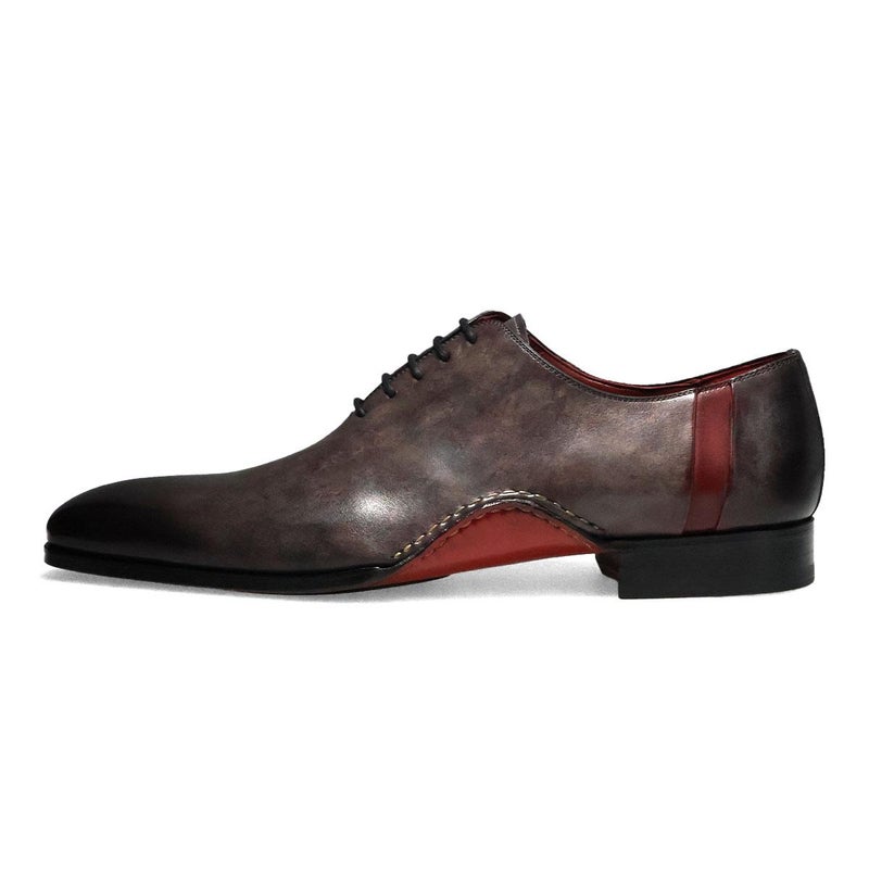 マグナーニ / MAGNANNI アンドロメダ バイカラーホールカット 内羽根プレーントゥ ホールカット スペイン製 23503 【クインクラシコ別注モデル】　2