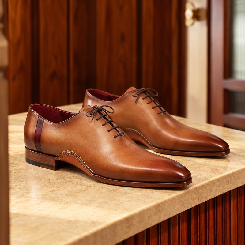  マグナーニ / MAGNANNI バイカラーホールカット スペイン製 23503 【クインクラシコ別注モデル】　イメージ