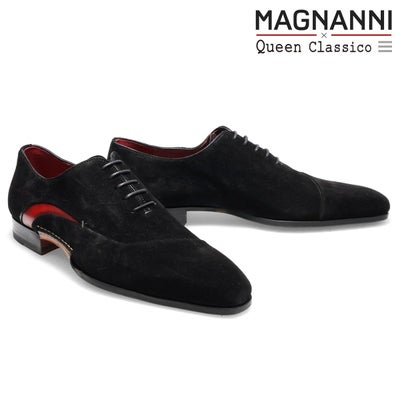 マグナーニ / MAGNANNI ダイアゴナル プレーントゥ スペイン製 撥水 24563mags 【クインクラシコ別注モデル】　