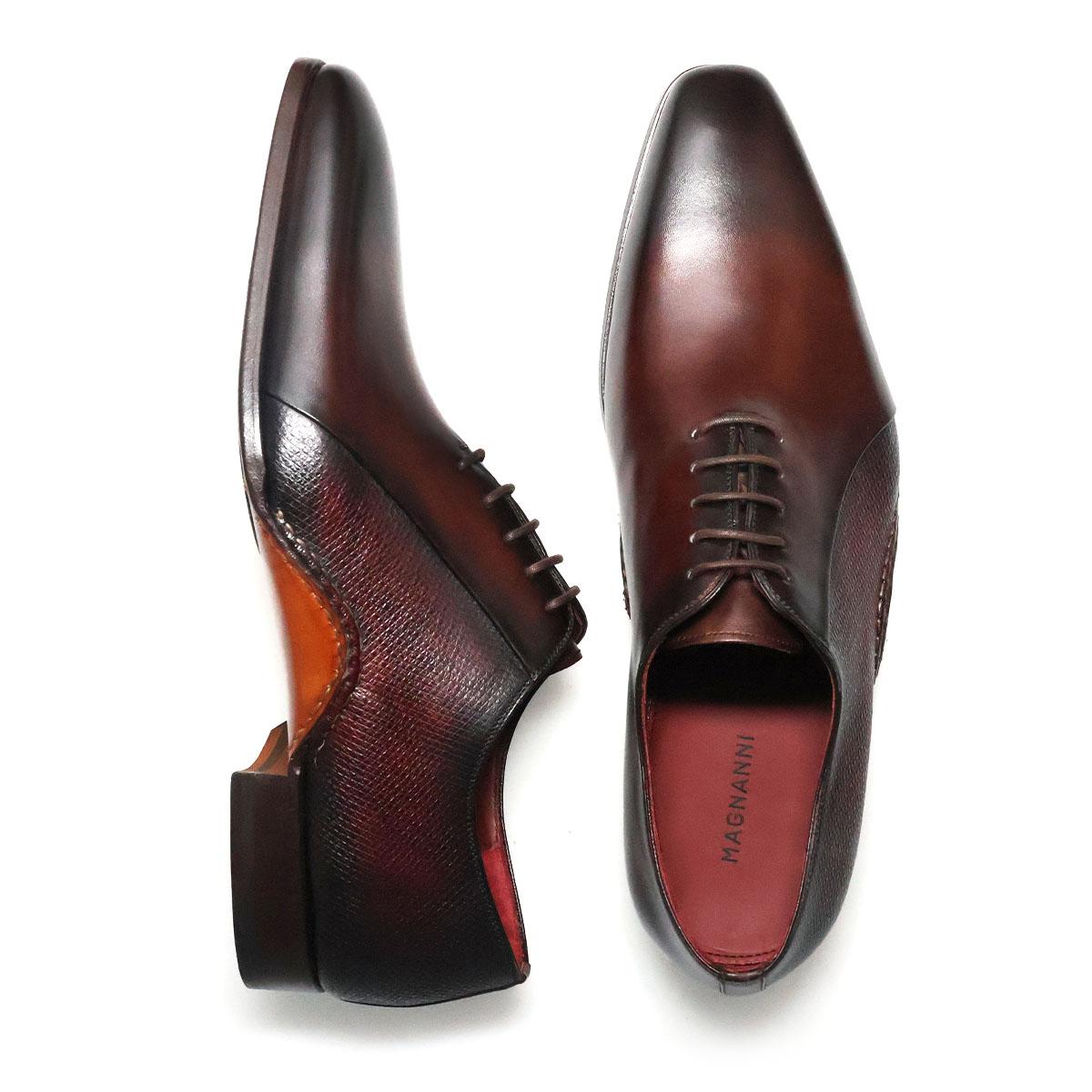  マグナーニ / MAGNANNI バイカラー ミクスドメディア プレーントゥ スペイン製 24807 【クインクラシコ別注モデル】　9