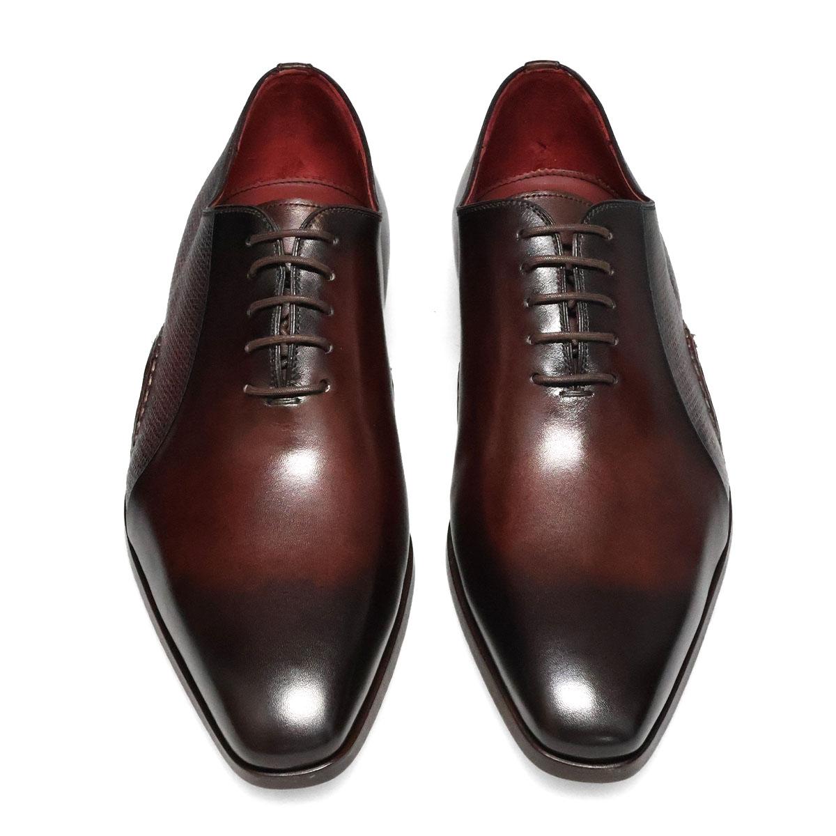  マグナーニ / MAGNANNI バイカラー ミクスドメディア プレーントゥ スペイン製 24807 【クインクラシコ別注モデル】　10