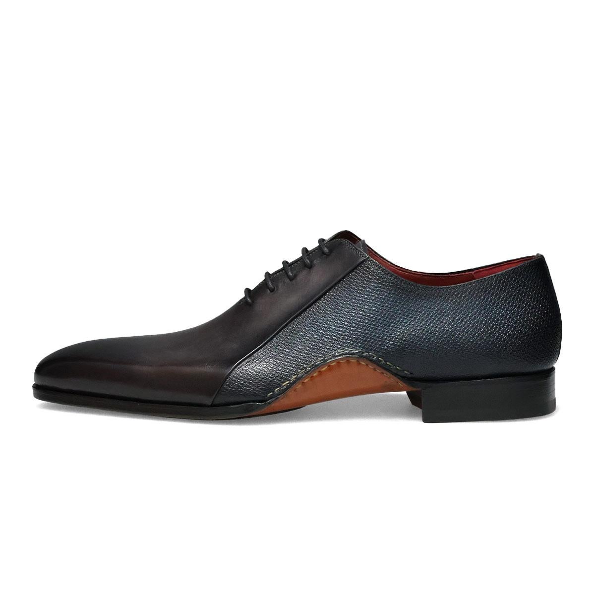 マグナーニ / MAGNANNI バイカラー ミクスドメディア プレーントゥ スペイン製 24807 【クインクラシコ別注モデル】　2