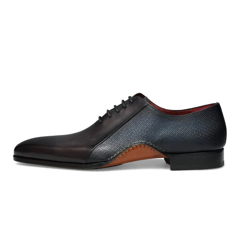 マグナーニ / MAGNANNI バイカラー ミクスドメディア プレーントゥ スペイン製 24807 【クインクラシコ別注モデル】　2