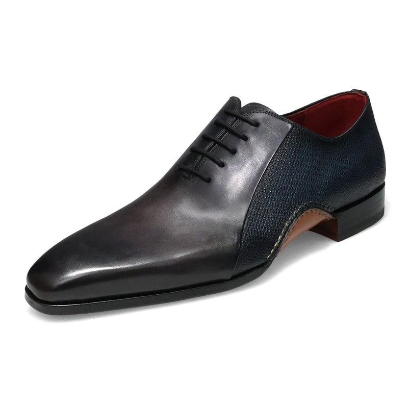 マグナーニ / MAGNANNI バイカラー ミクスドメディア プレーントゥ スペイン製 24807 【クインクラシコ別注モデル】　4