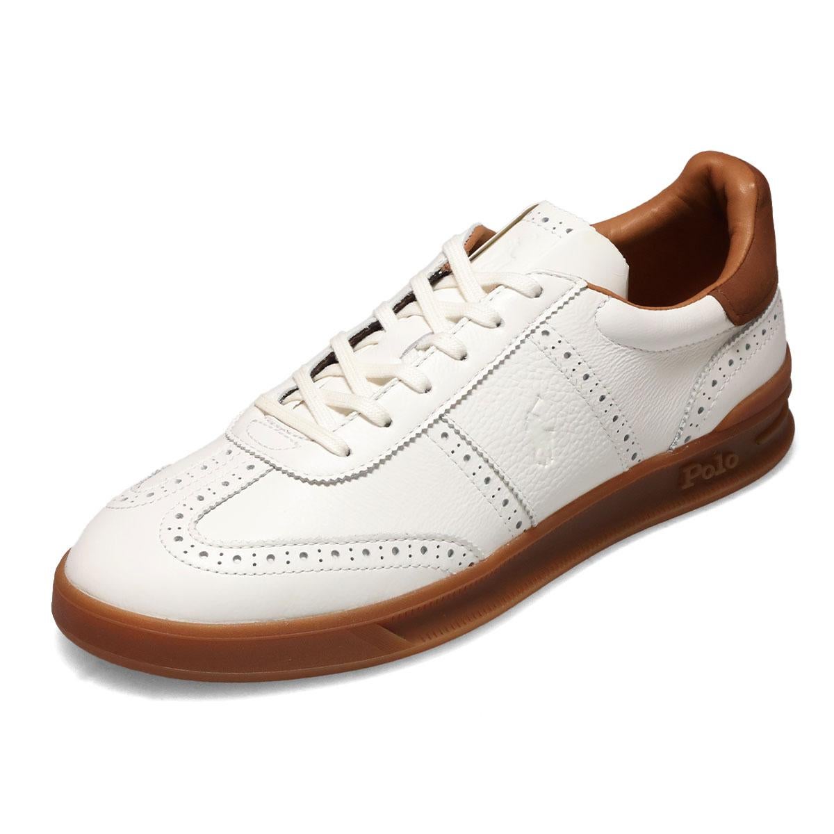 ラルフローレン メンズ カジュアルシューズ Heritage Aera レザーブローグスニーカー RALPH LAUREN 9p15727001　3