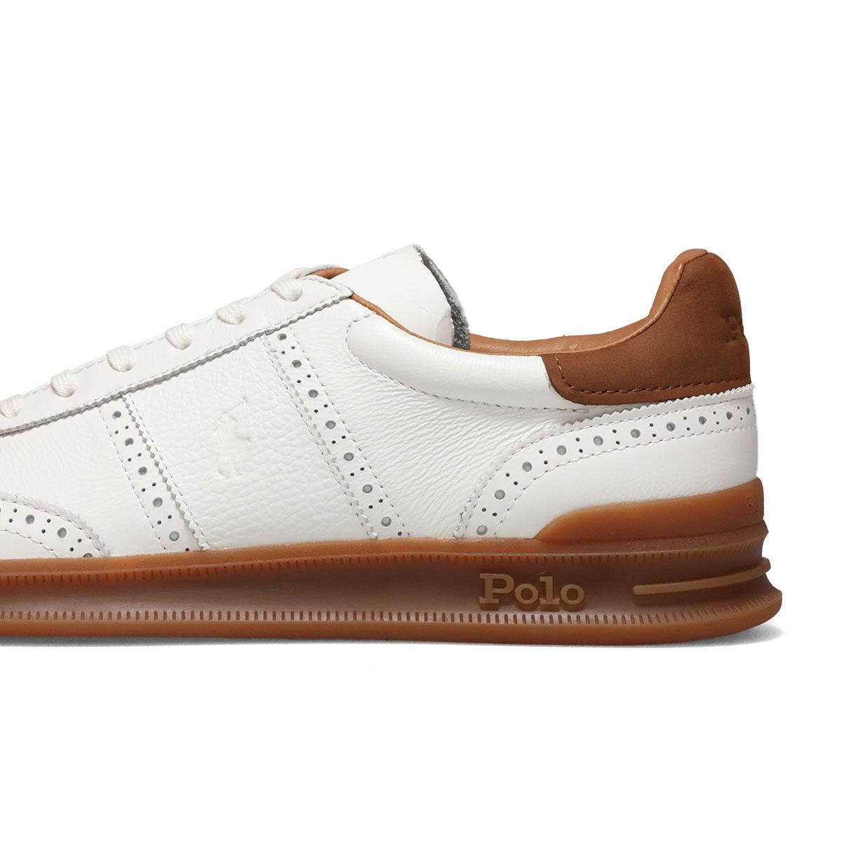 ラルフローレン メンズ カジュアルシューズ Heritage Aera レザーブローグスニーカー RALPH LAUREN 9p15727001　10