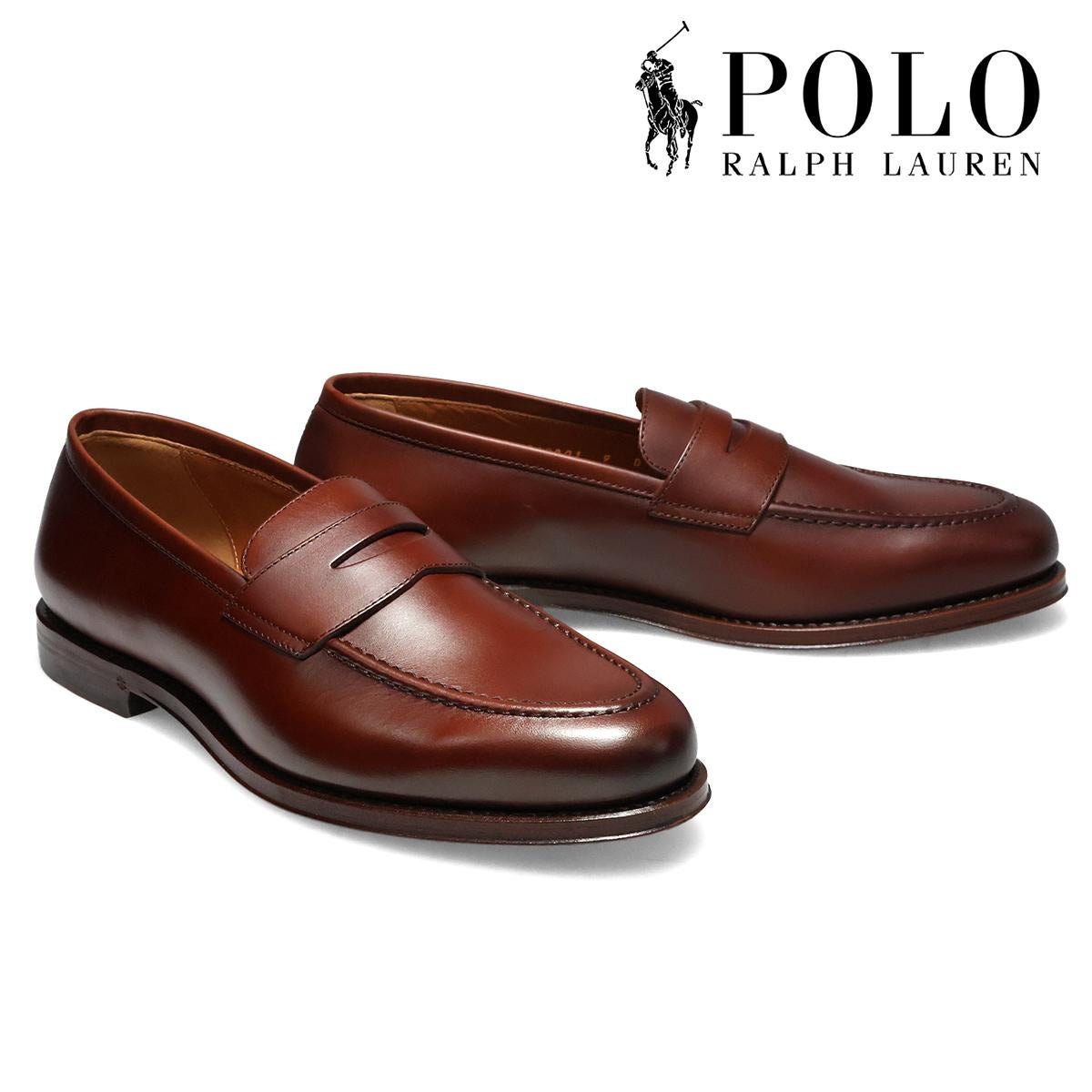 ラルフローレン メンズ カジュアルシューズ Maestra カーフスキンペニーローファー RALPH LAUREN 1967542002 1967542001　3