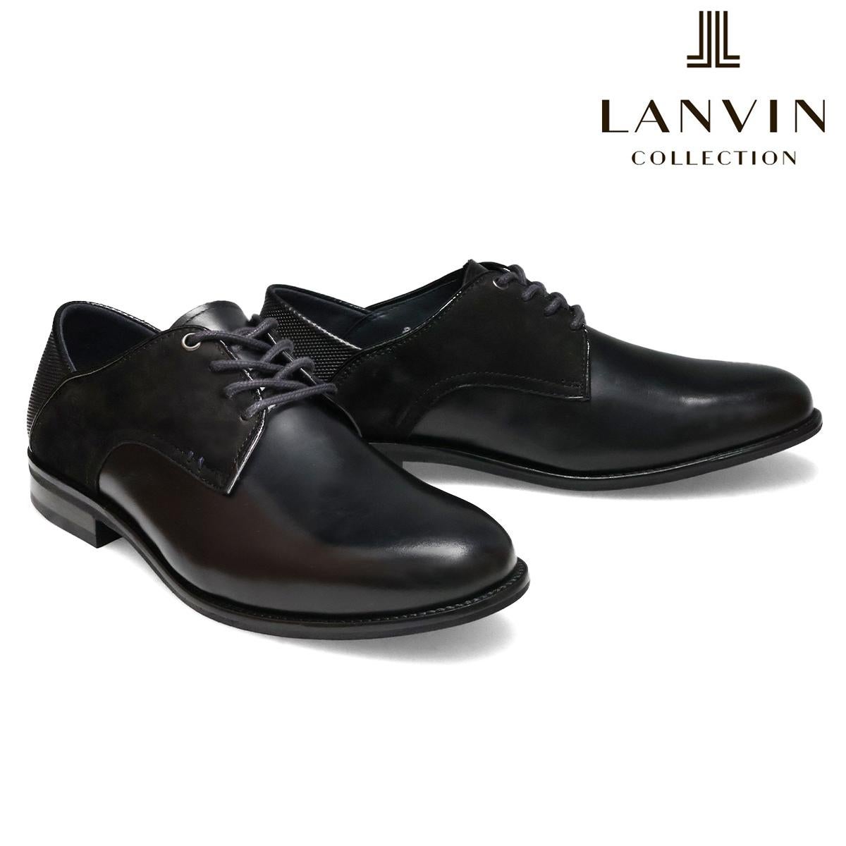 ランバン メンズ ドレスシューズ 外羽根プレーントゥ ブラック ブラウン LANVIN 86331 3