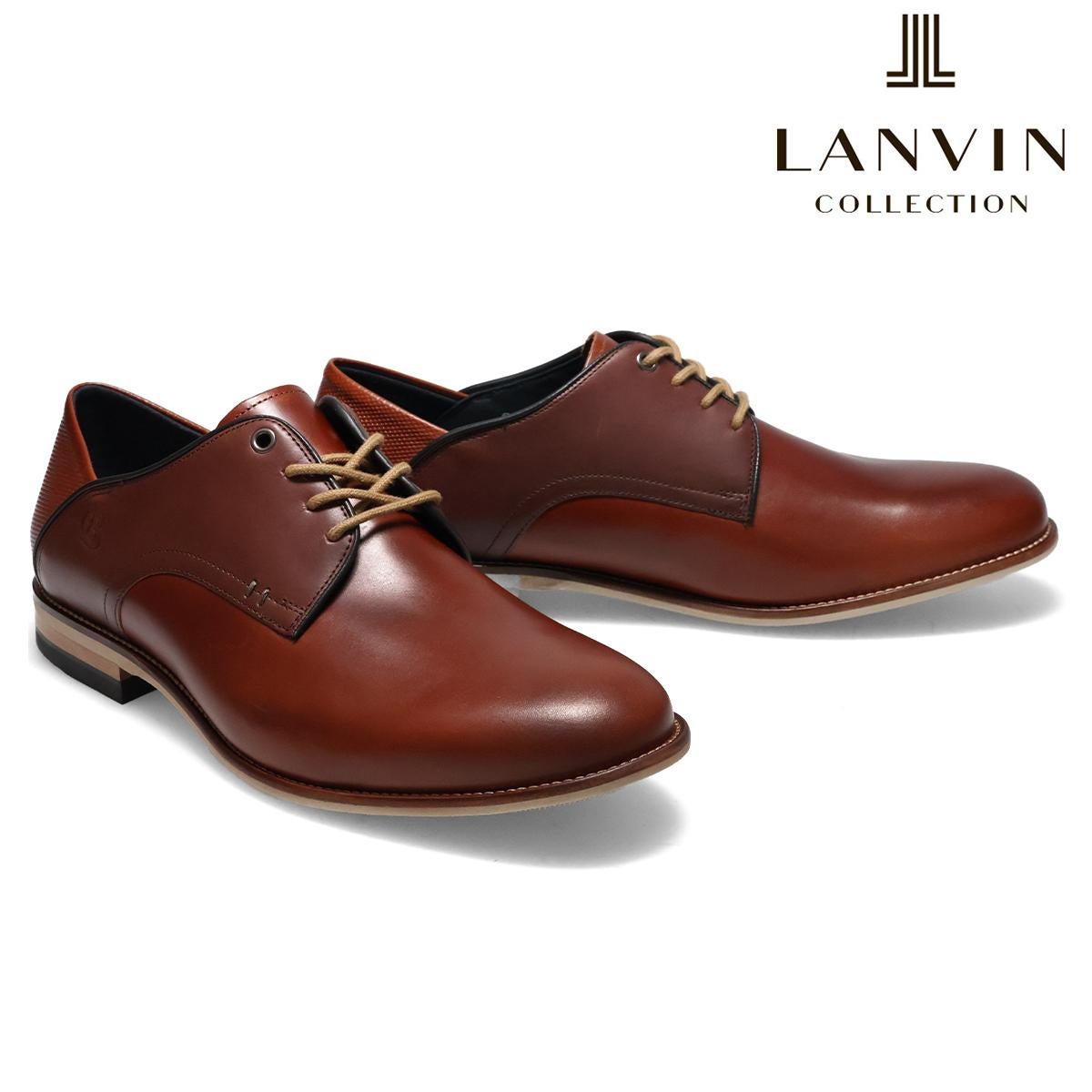 ランバン メンズ ドレスシューズ 外羽根プレーントゥ ブラック ブラウン LANVIN 86331 4