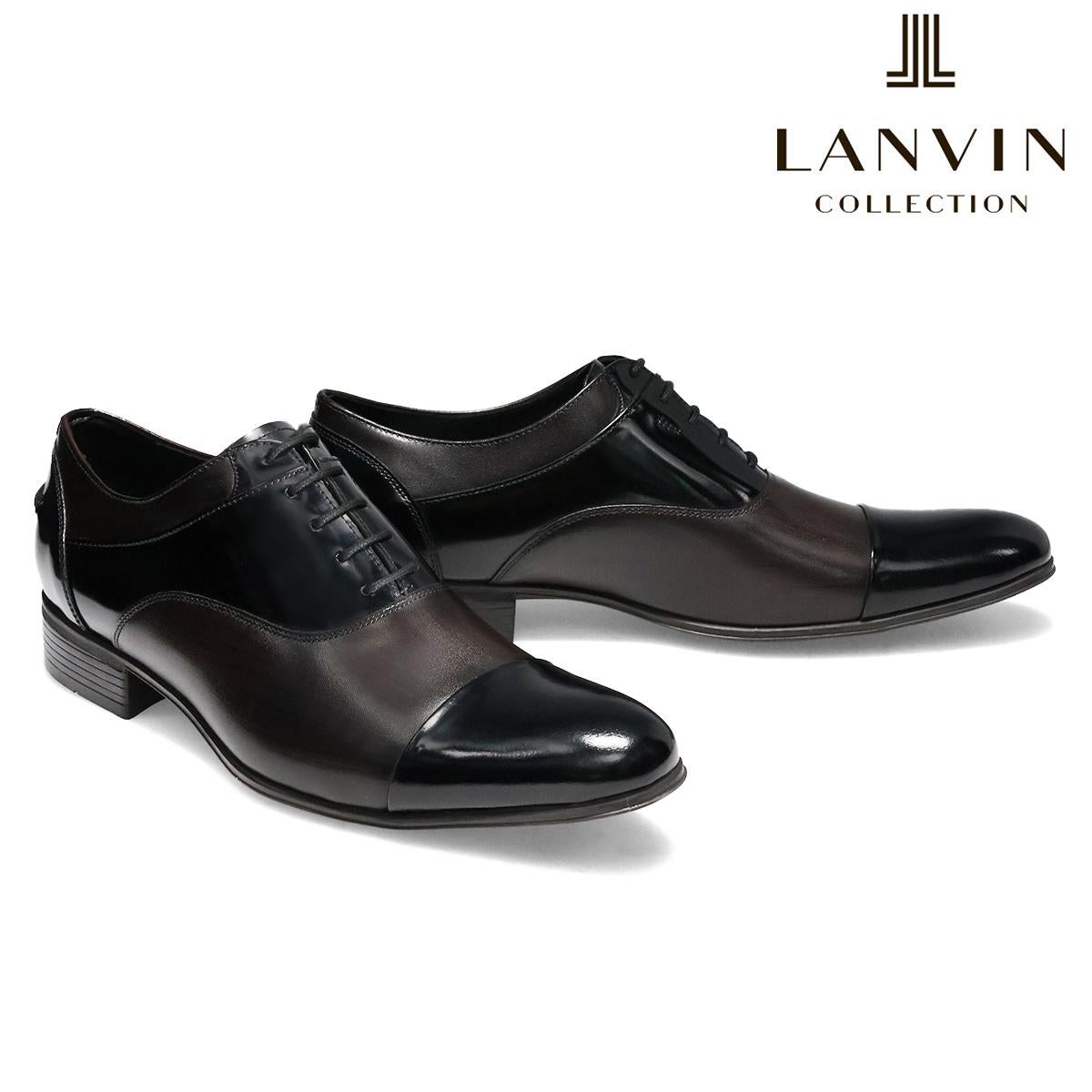 ランバン メンズ ドレスシューズ 内羽根ストレートチップ ブラック ダークブラウン ネイビー LANVIN 83503 3