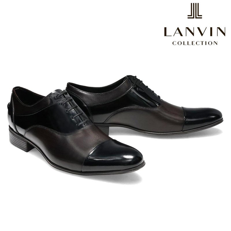 ランバン メンズ ドレスシューズ 内羽根ストレートチップ ブラック ダークブラウン ネイビー LANVIN 83503 3