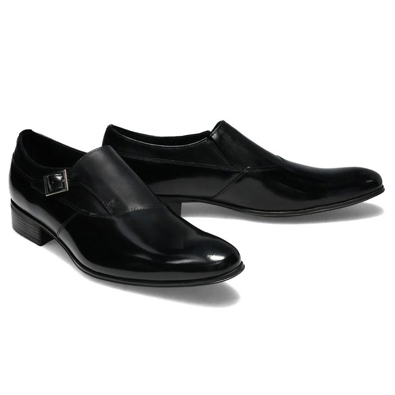 ランバン メンズ ドレスシューズ シングルモンク ブラック ネイビー LANVIN 83504 5