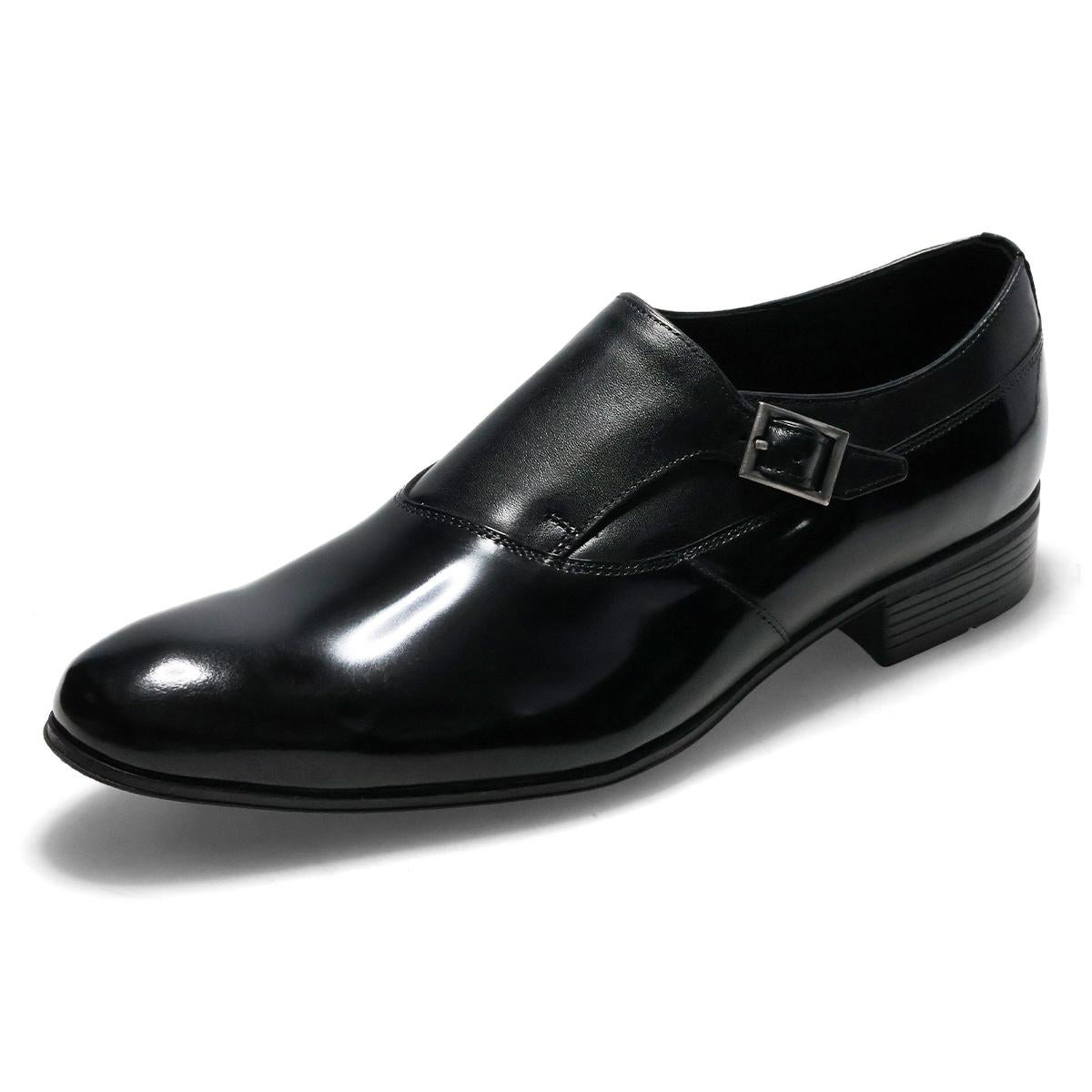 ランバン メンズ ドレスシューズ シングルモンク ブラック ネイビー LANVIN 83504 8