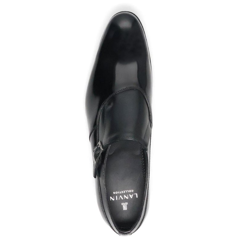 ランバン メンズ ドレスシューズ シングルモンク ブラック ネイビー LANVIN 83504 11