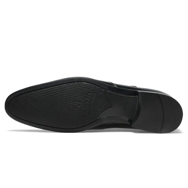 ランバン メンズ ドレスシューズ シングルモンク ブラック ネイビー LANVIN 83504 12