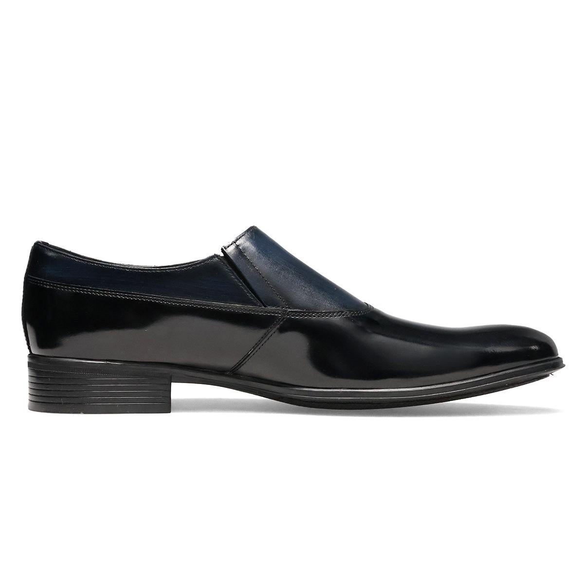 ランバン メンズ ドレスシューズ シングルモンク ブラック ネイビー LANVIN 83504 17