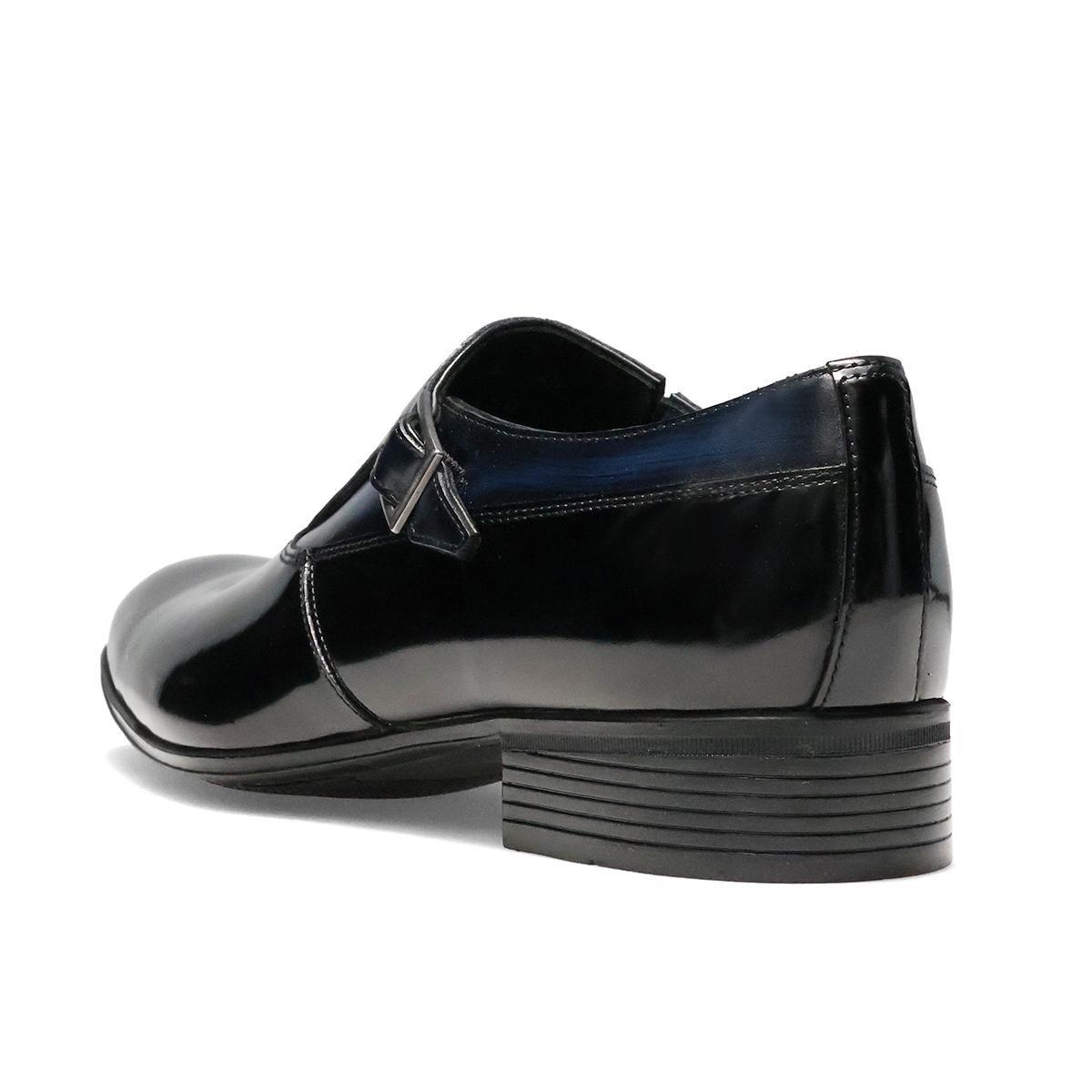 ランバン メンズ ドレスシューズ シングルモンク ブラック ネイビー LANVIN 83504 20