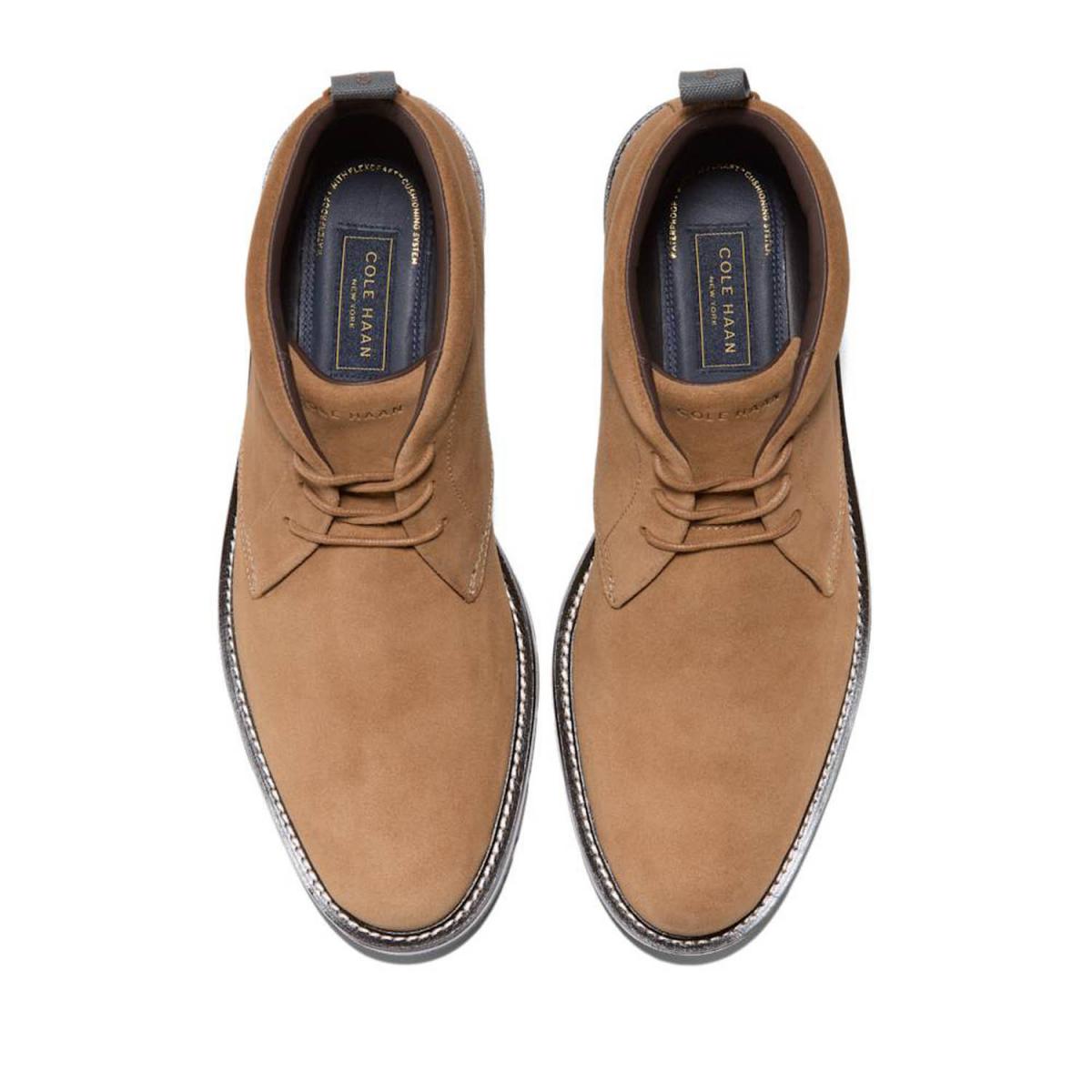 コールハーン メンズ スニーカー ラウンドヒルグランドチャッカブーツ ウォータープルーフ ブラウン COLE HAAN c44492 5