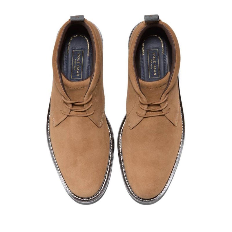 コールハーン メンズ スニーカー ラウンドヒルグランドチャッカブーツ ウォータープルーフ ブラウン COLE HAAN c44492 5