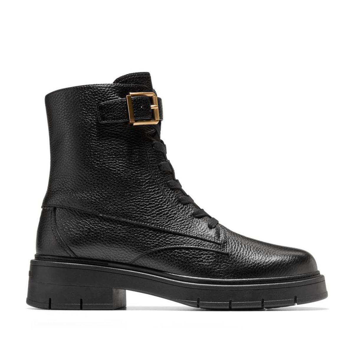 コールハーン レディース グランドフレックスフェネラレースアップブーティ ウォータープルーフ ブラック COLE HAAN w37374 2