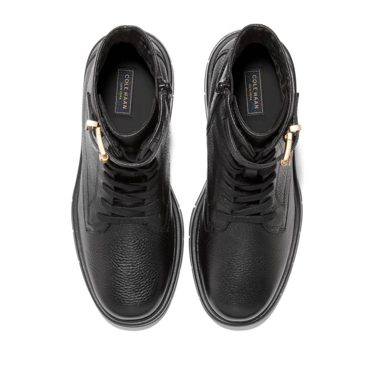 コールハーン レディース グランドフレックスフェネラレースアップブーティ ウォータープルーフ ブラック COLE HAAN w37374 5