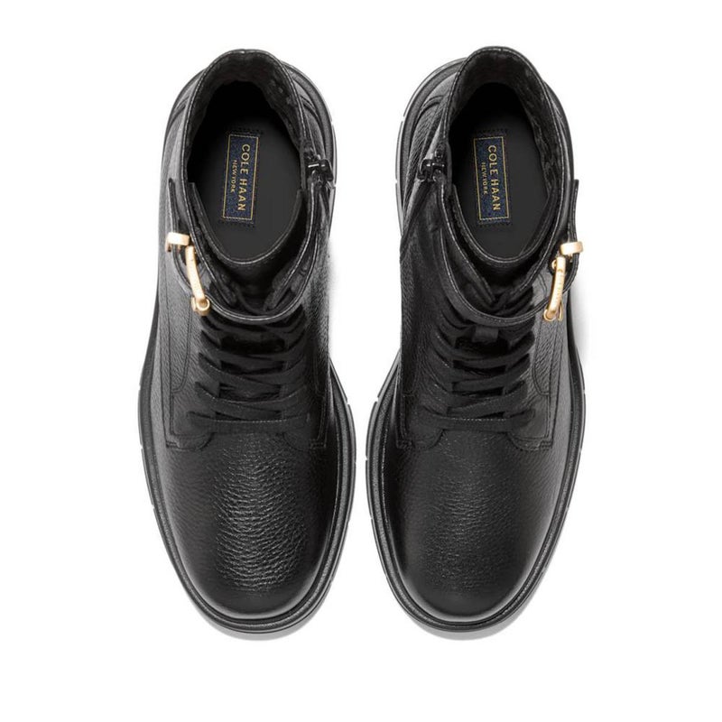 コールハーン レディース グランドフレックスフェネラレースアップブーティ ウォータープルーフ ブラック COLE HAAN w37374 5