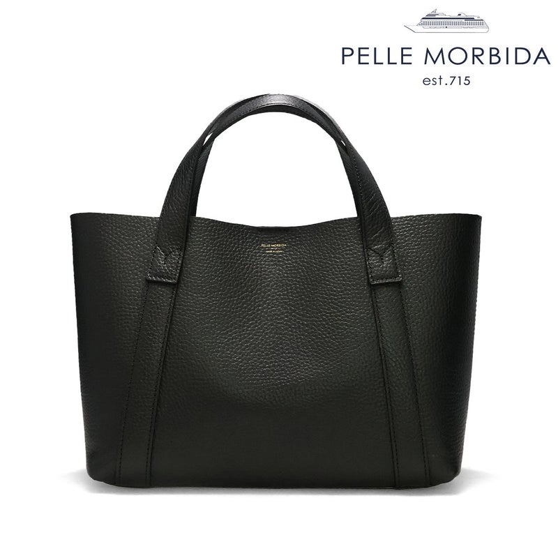 ペッレモルビダ テーラマリーナトートバッグ ブラック 国産(日本製) Pelle Morbida te007sl-bk 1