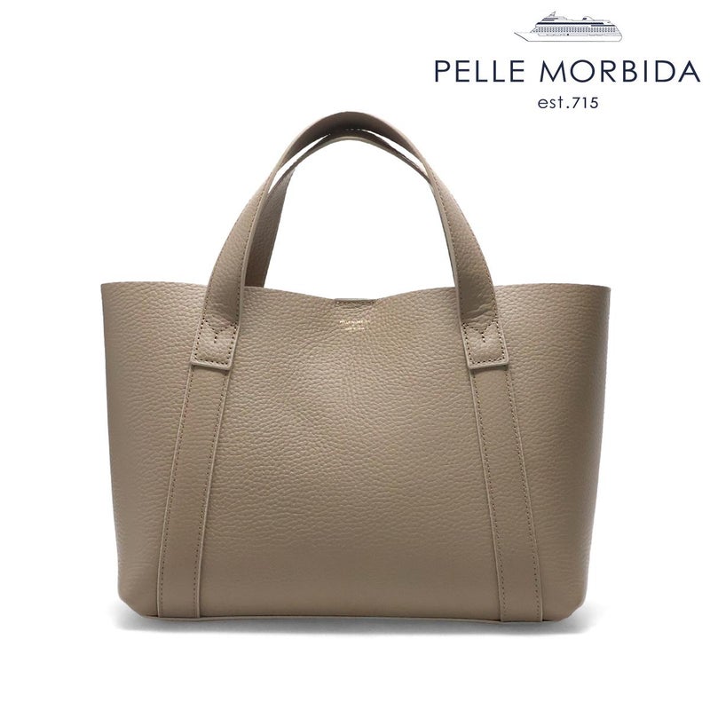 ペッレモルビダ テーラマリーナトートバッグ ベージュ 国産(日本製) Pelle Morbida te007sl-grgpk 1