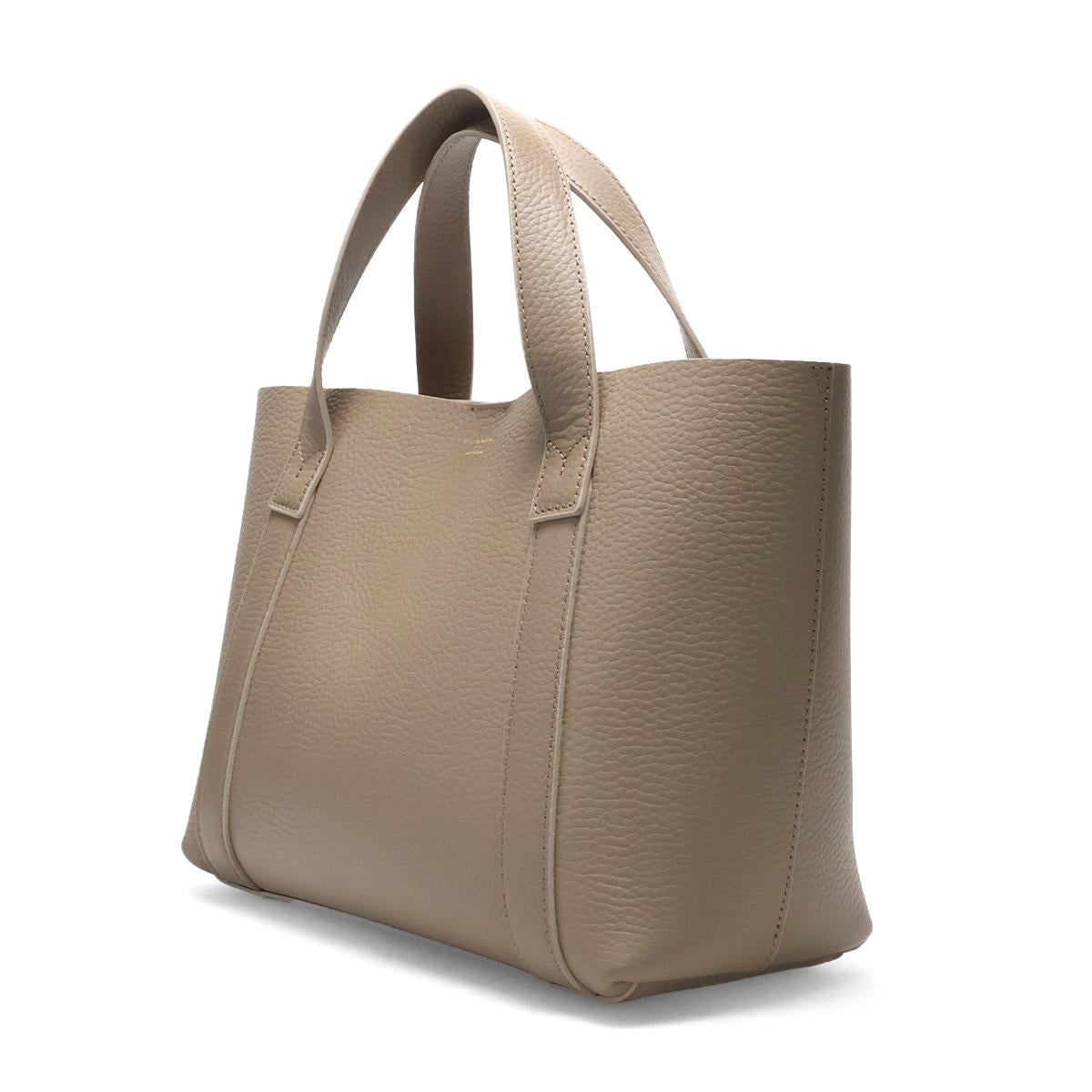 ペッレモルビダ テーラマリーナトートバッグ ベージュ 国産(日本製) Pelle Morbida te007sl-grgpk 2