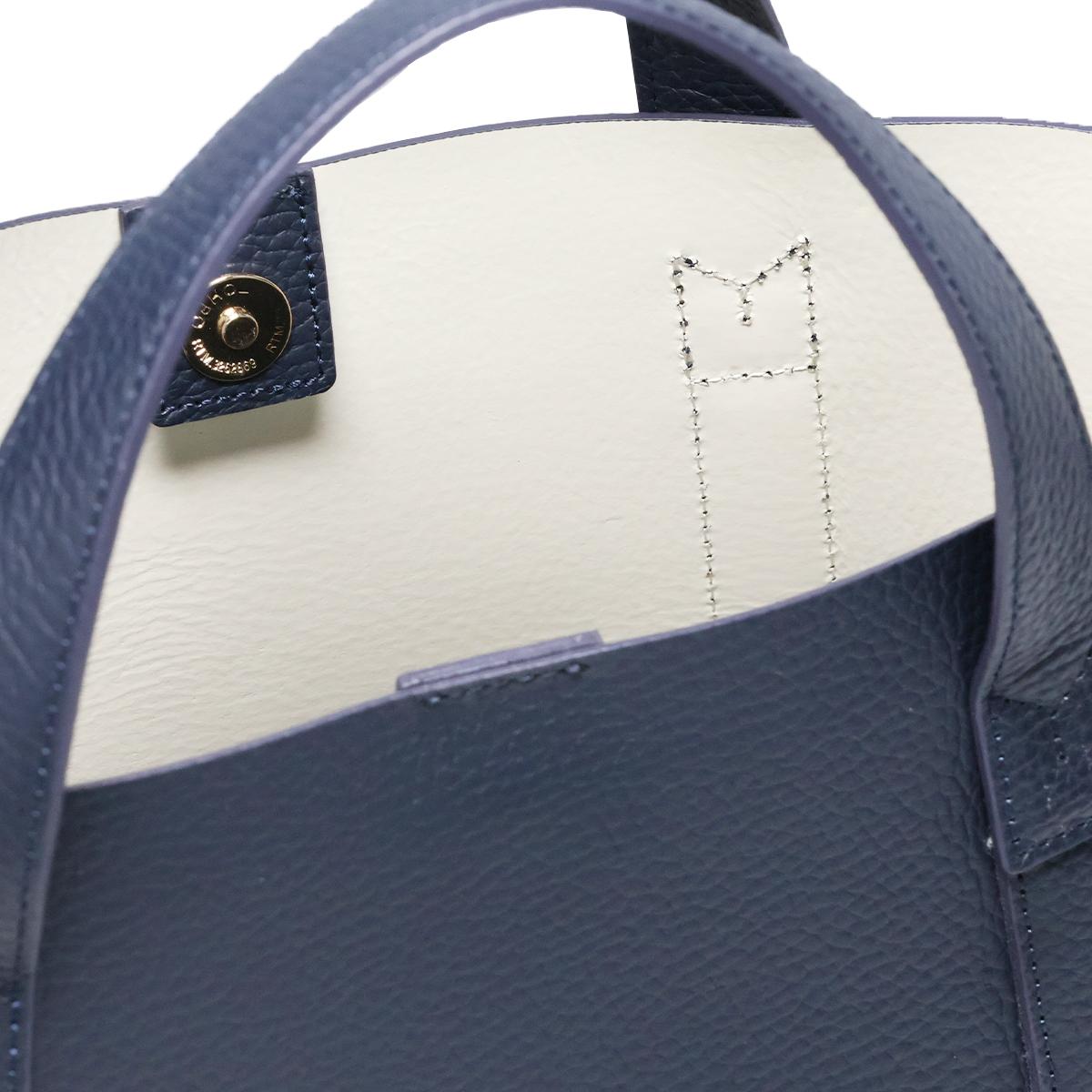 ペッレモルビダ テーラマリーナトートバッグ ネイビー 国産(日本製) Pelle Morbida te007sl-nv 7