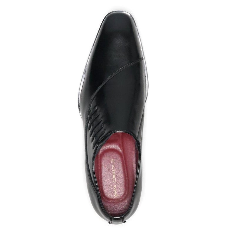 クインクラシコ メンズ ドレスシューズ サイドレース ブラック ブラウン QueenClassico 5009-8r 10
