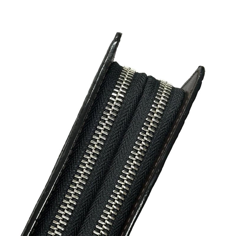 レザック クロコダイル ダブルファスナー長財布 ブラック 国産(日本製) LE'SAC 8217　6